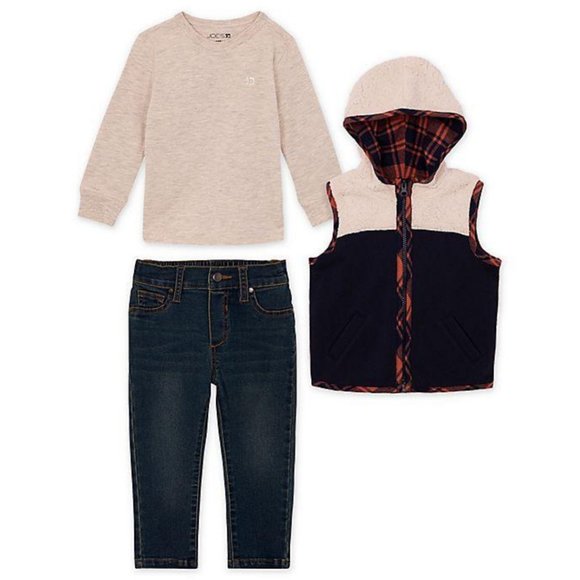 JOE'S JEANS | 3 Piece Faux Shearling Vest Set - Picture 3 of 4